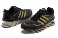 hommes adidas springblade derniere marque pas cher noir jaune